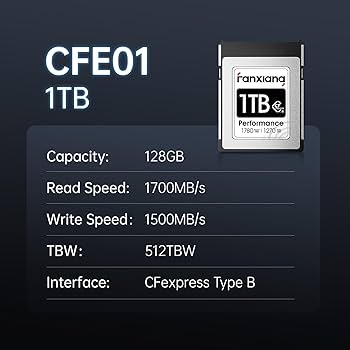 ※KOTACHAN　CFexpress Type-B Amazon.com: 128GB CFexpress Type B Memory Card,Raw 4K Video